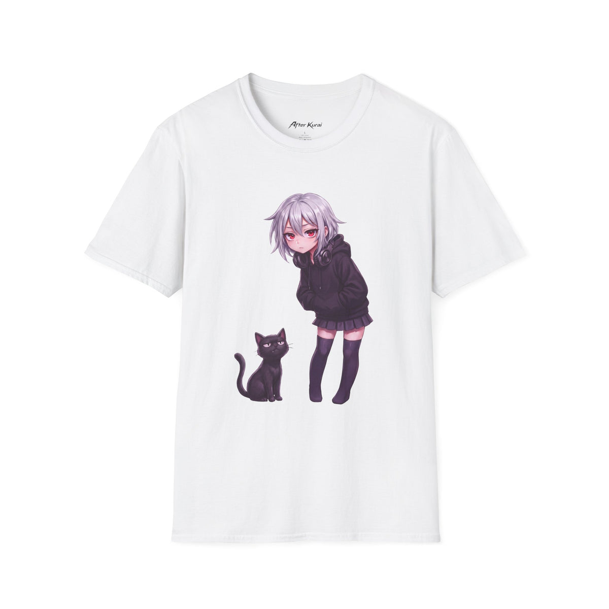 After Kurai You Again graphic tee with unimpressed anime-inspired character artwork