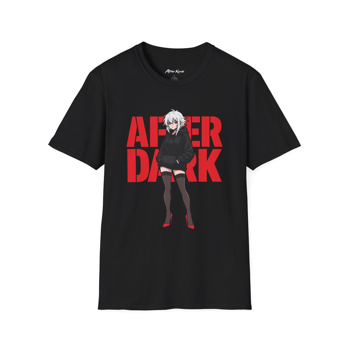After Kurai After Dark graphic tee with moody late-night anime-inspired artwork