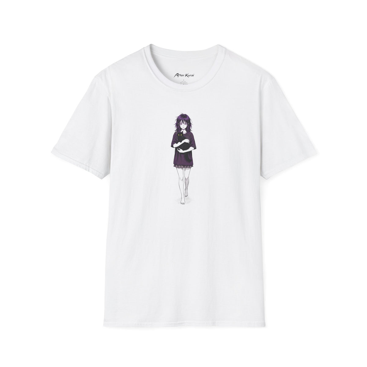 After Kurai 3am Companion graphic tee with late-night anime-inspired character artwork