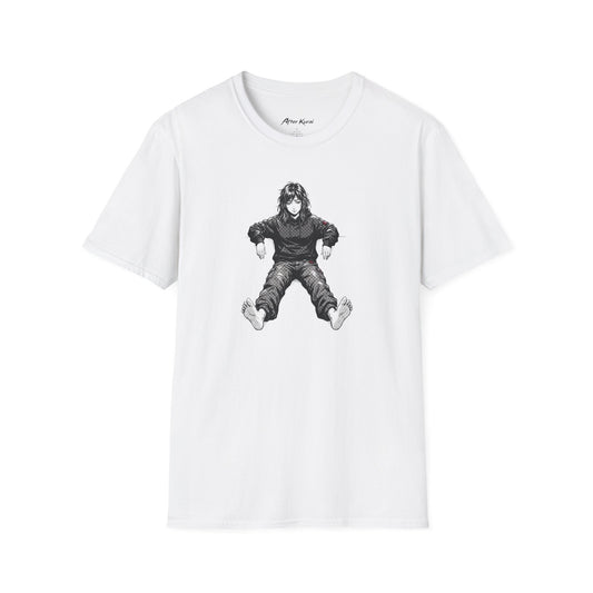 After Kurai Laid Back graphic tee with relaxed anime-inspired character artwork