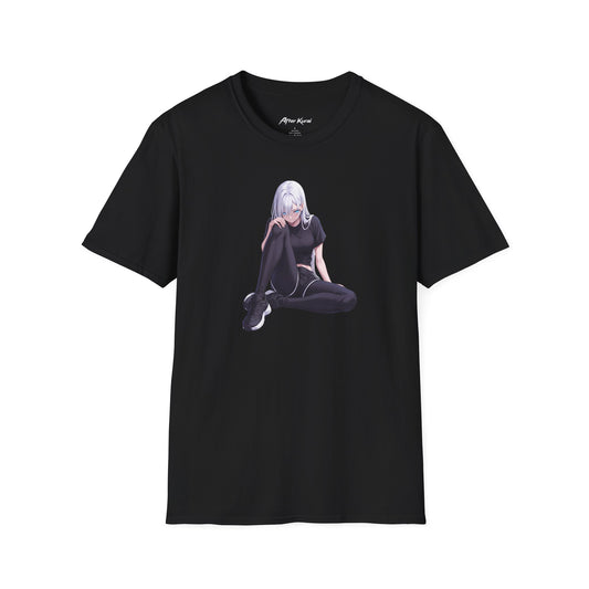 After Kurai Cold Start graphic tee with a sleepy moody anime-inspired character