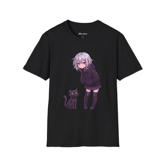 After Kurai You Again graphic tee with unimpressed anime-inspired character artwork