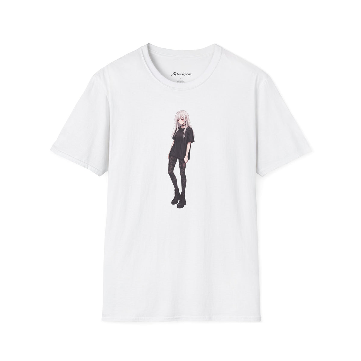 After Kurai Lost In Thought graphic tee with distant anime-inspired character artwork